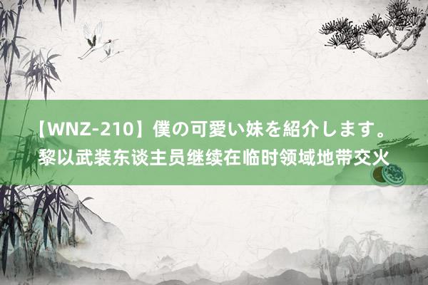 【WNZ-210】僕の可愛い妹を紹介します。 黎以武装东谈主员继续在临时领域地带交火